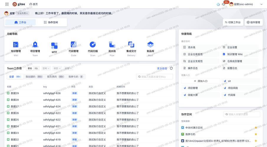 gitee 软件工厂新范式:高安全,强协同,快交付,一体化研发全打通